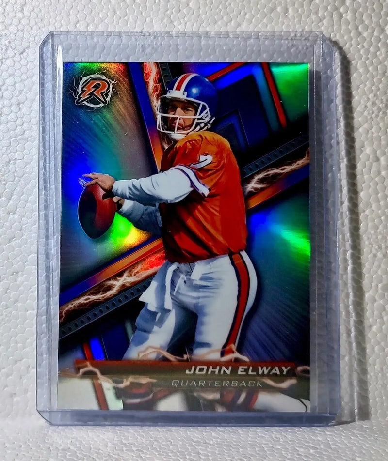 John Elway 2023 Topps Resurgence NFL #53 Refractor Football Card Denver Broncos