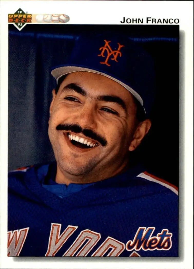 John Franco 1992 Upper Deck MLB #514 Baseball Card New York Mets - Baseball Card Single