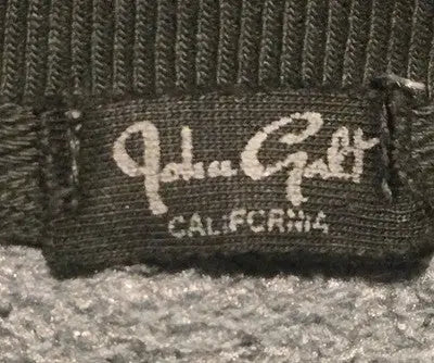John Galt Sweatshirt Mens XL Hawaii USA Embroidered Crewneck Green Cotton Blend - Apparel
