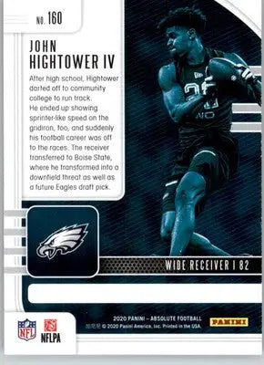 John Hightower IV - 2020 Panini Absolute - #160 - Retail RC Football - Football Card Single