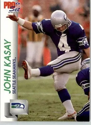 John Kasay - 1992 Pro Set - #654 - Football - Football Card Single