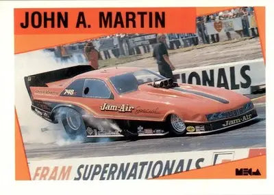 John Martin - 1989 Mega Drag - #35 - Racing - Racing Card Single