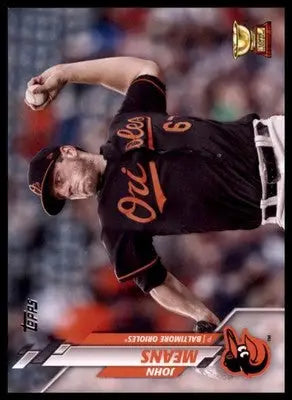John Means 2020 Topps Advanced Stat #550 Baltimore Orioles