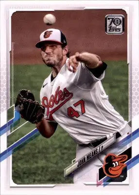 John Means 2021 Topps #272 Baltimore Orioles - Baseball Card Single