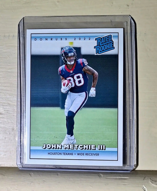 John Metchie III 2022 NFL Panini #16 Rated Rookie Retro Football Card 1/4094 - Football Card Single