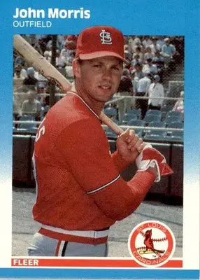 John Morris - 1987 Fleer Update - #U-83 - Baseball - Baseball Card Single