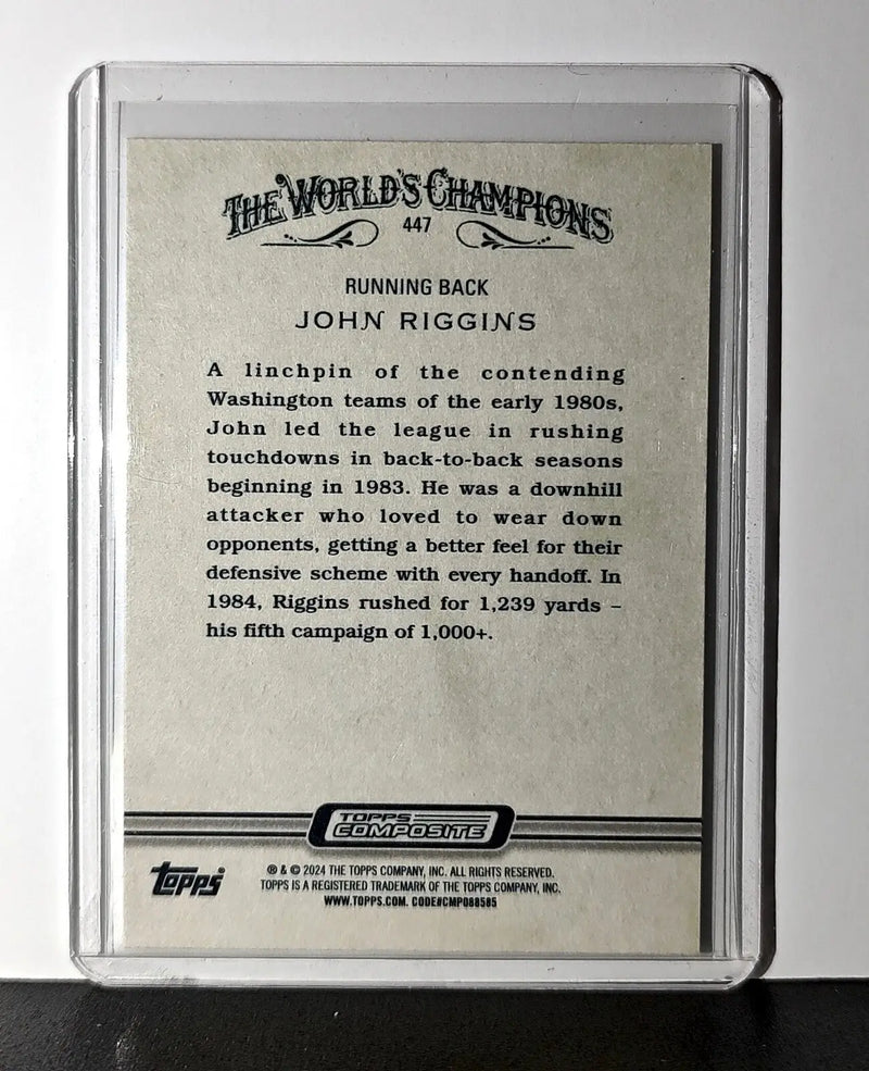John Riggins 2023 Topps Allen & Ginter NFL #447 Card Washington Redskins