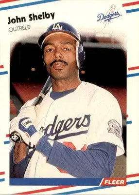 John Shelby - 1988 Fleer - #526 - Baseball - Baseball Card Single