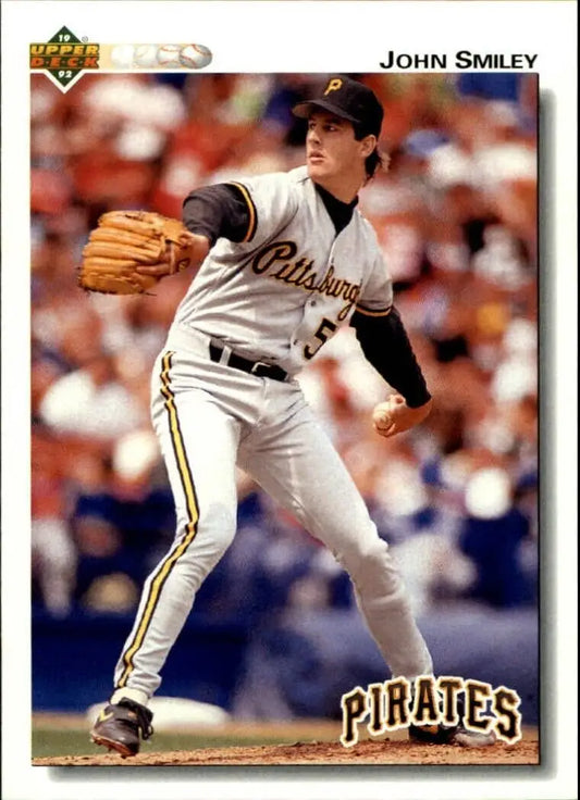John Smiley 1992 Upper Deck MLB #467 Baseball Card Pittsburgh Pirates - Baseball Card Single