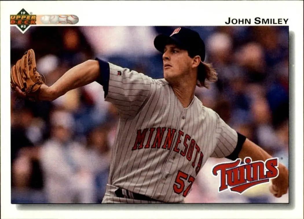 John Smiley 1992 Upper Deck MLB #785 Baseball Card Minnesota Twins - Baseball Card Single