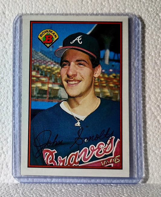 John Smoltz 1989 Bowman MLB #266 Baseball Card Atlanta Braves - Baseball Card Single