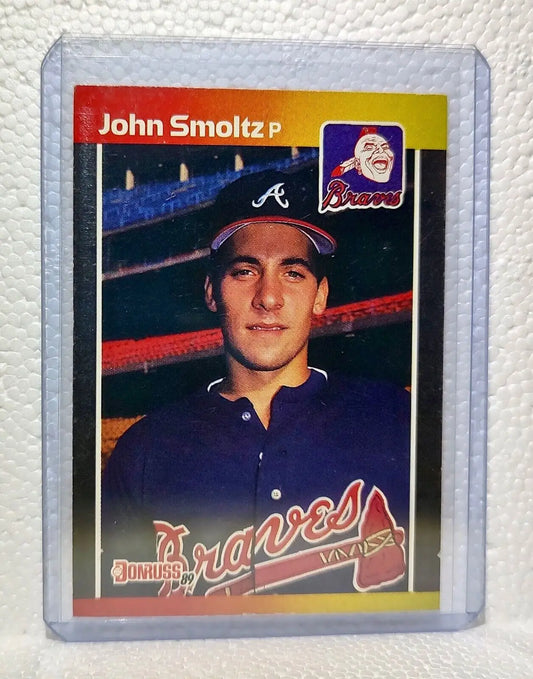 John Smoltz 1989 Donruss MLB #642 Baseball Card Atlanta Braves - Baseball Card Single
