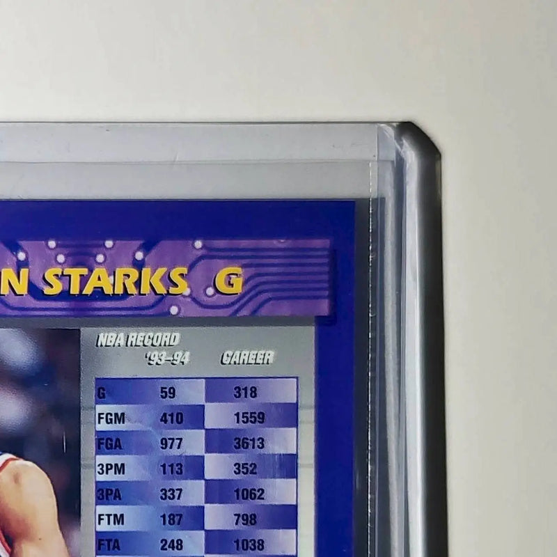 John Starks 1994-95 Topps Finest #300 Basketball Card