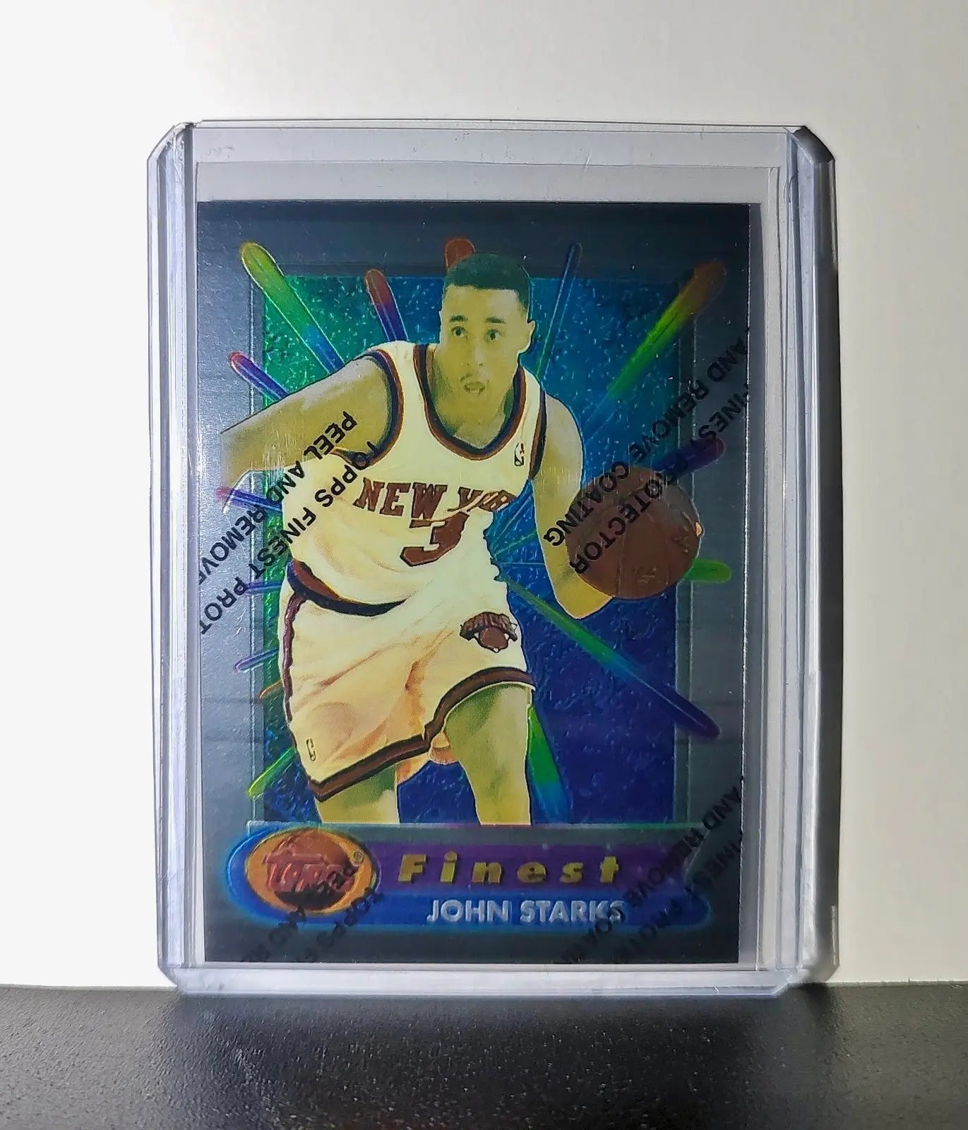 John Starks 1994-95 Topps Finest #300 Basketball Card - Basketball Card Single