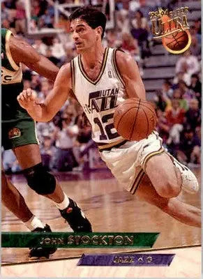 John Stockton - 1993-94 Ultra - #190 - Basketball - Basketball Card Single