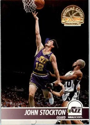 John Stockton - 1994-95 Hoops - #SC47 - Supreme Court Basketball - Basketball Card Single