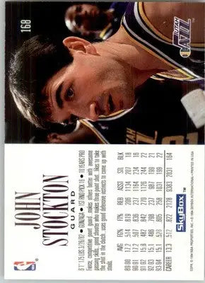 John Stockton - 1994-95 SkyBox Premium - #168 - Basketball - Basketball Card Single