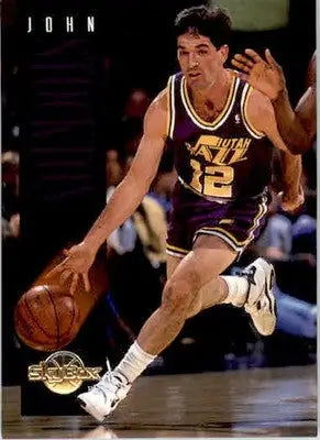 John Stockton - 1994-95 SkyBox Premium - #168 - Basketball - Basketball Card Single