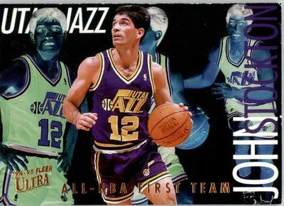 John Stockton - 1994-95 Ultra - #5 - All-NBA Basketball - Basketball Card Single