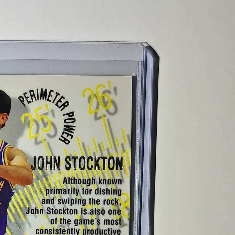 John Stockton 1995-96 Flair NBA #14 Perimeter Power Card