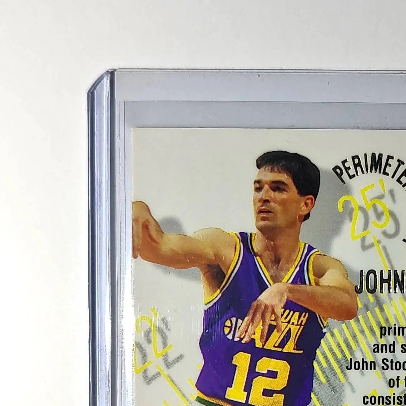 John Stockton 1995-96 Flair NBA #14 Perimeter Power Card