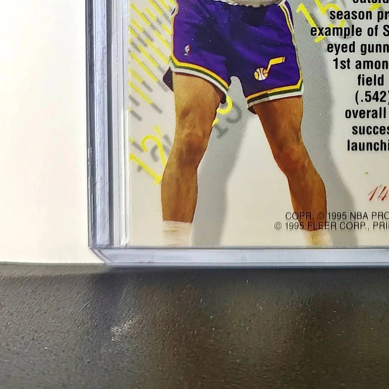 John Stockton 1995-96 Flair NBA #14 Perimeter Power Card