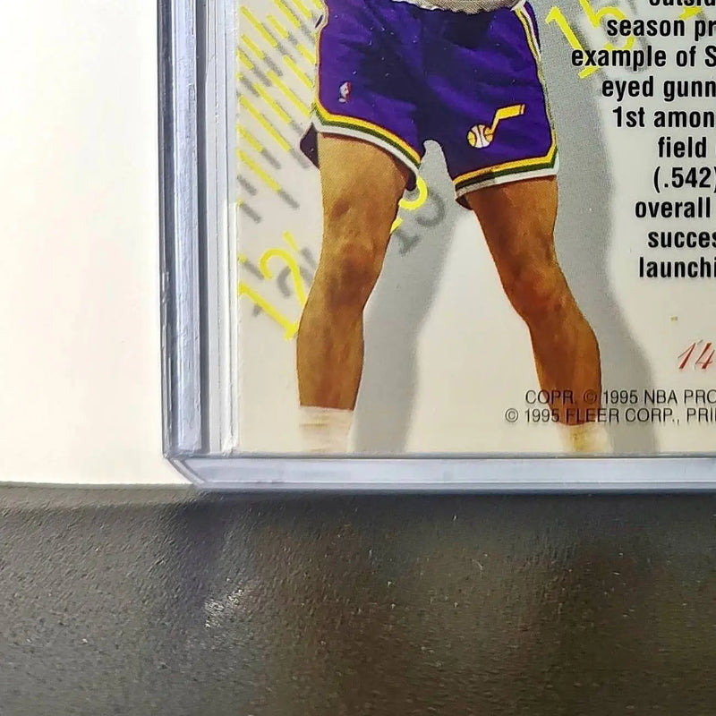 John Stockton 1995-96 Flair NBA #14 Perimeter Power Card