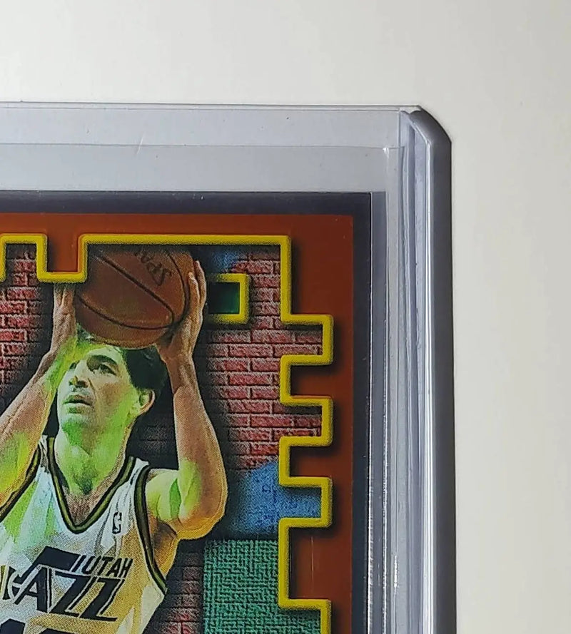 John Stockton 1995-96 Topps Finest NBA #M29 Mysterly Jazz