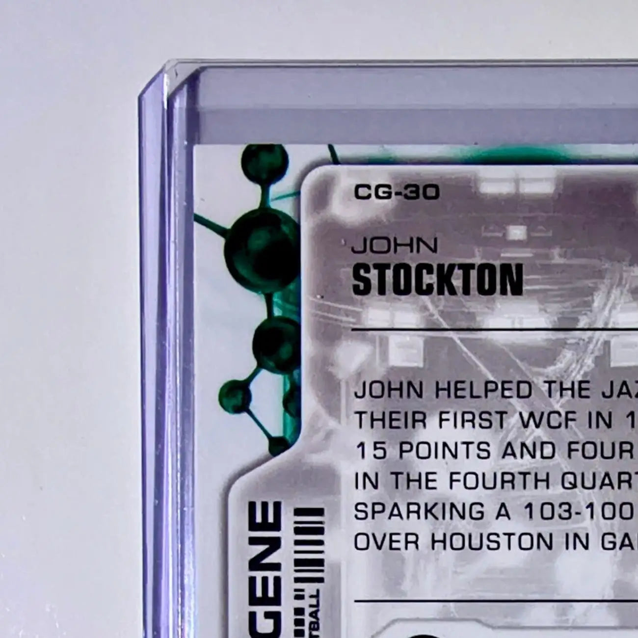 John Stockton 2025-26 NBA Topps Chrome Update Clutch Gene #CG-30 Card Utah Jazz - Basketball Card Single
