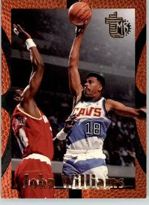 John Williams - 1994-95 Topps Embossed - #19 - Basketball - Basketball Card Single