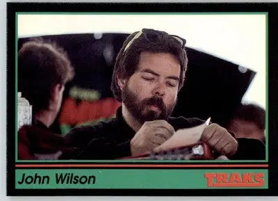 John Wilson - 1991 Traks - #142 - RC Racing - Racing Card Single