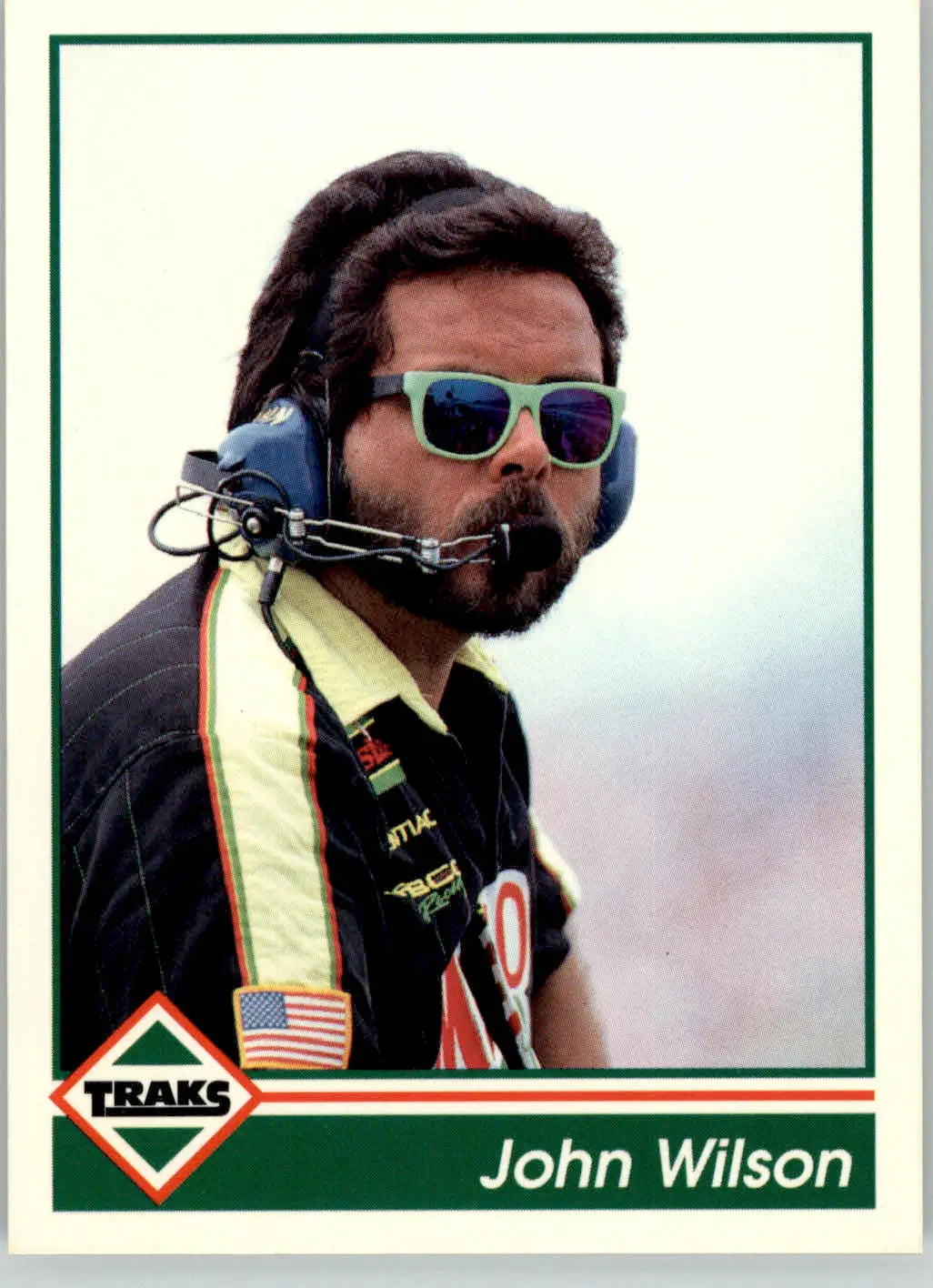 John Wilson - 1992 Traks - #139 - Racing - Racing Card Single