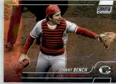 Johnny Bench - 2022 Stadium Club Chrome - #131 - Baseball - Baseball Card Single