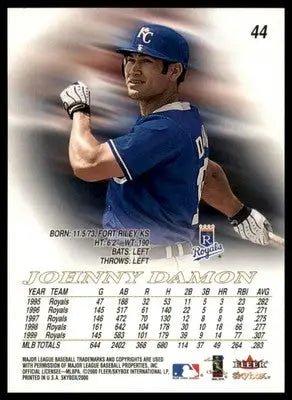 Johnny Damon 2000 SkyBox #44 Kansas City Royals - Baseball Card Single