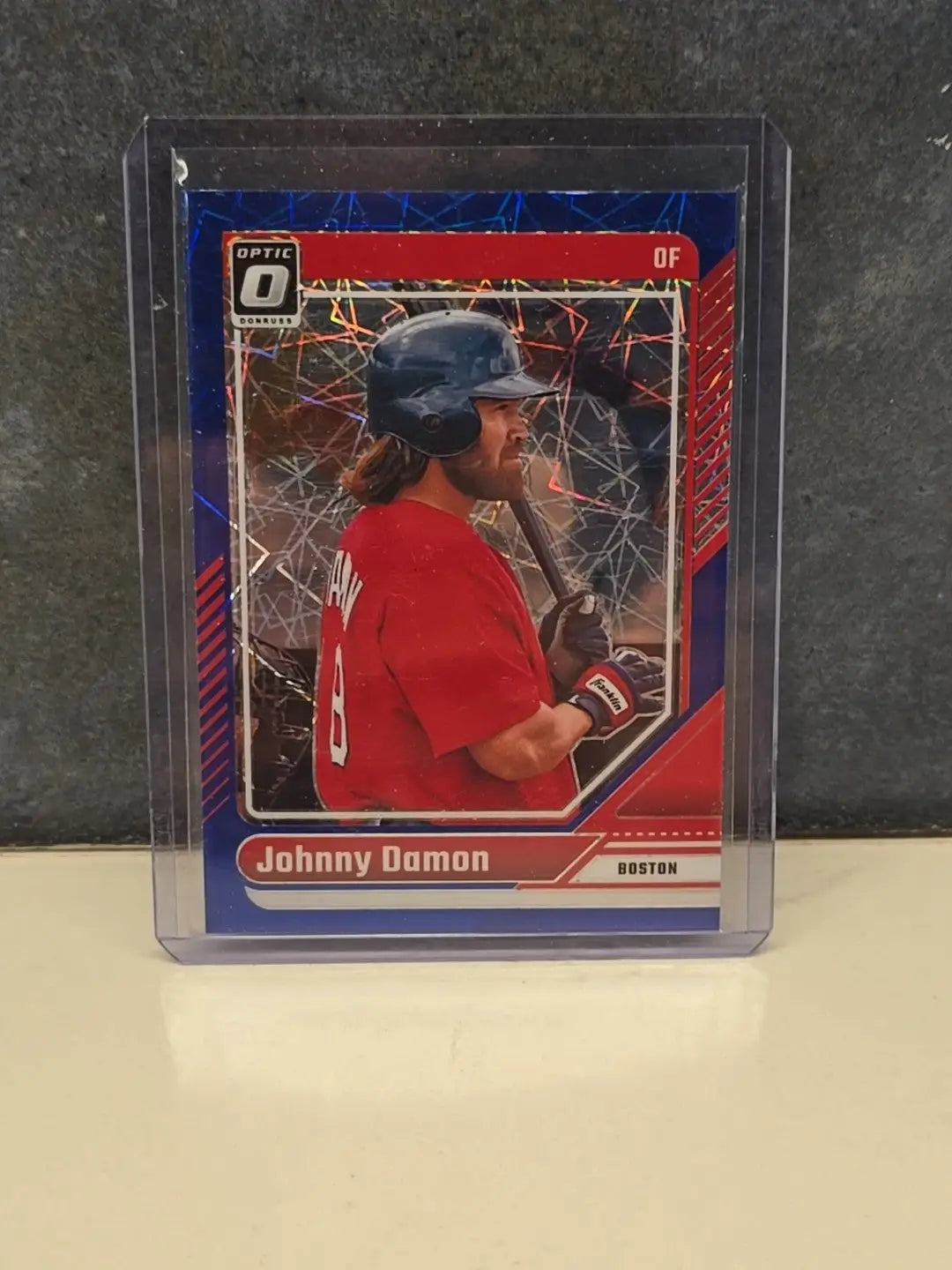 Johnny Damon 2024 Donruss Optic Blue/red Lazer Refractor #71 - Baseball Card Single