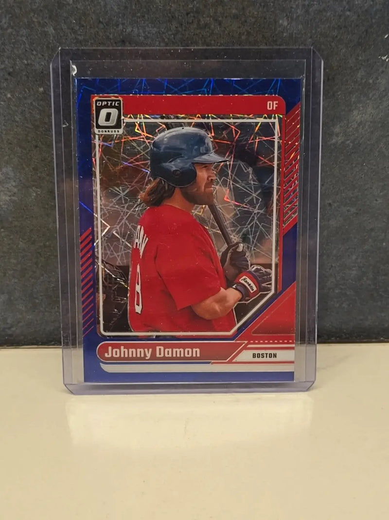 Johnny Damon 2024 Donruss Optic Blue/red Lazer Refractor #71 - Baseball Card Single