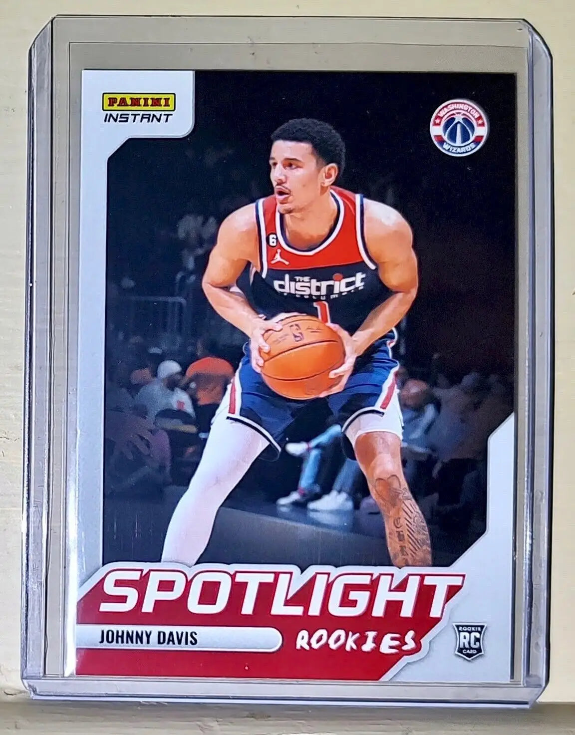 Johnny Davis 2022-23 Panini NBA #10 Spotlight Rookies Card 1/965 - Basketball Card Single