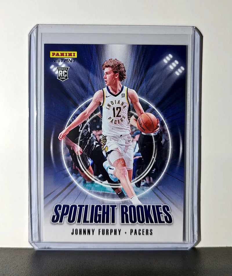 Johnny Furphy Rookie 2024-25 Panini Spotlight Rookies NBA #34 Pacers 1 of 170