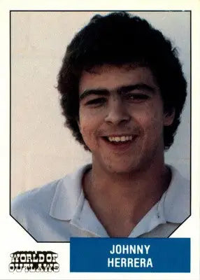 Johnny Herrera - 1987 World of Outlaws - #8 - Racing - Racing Card Single