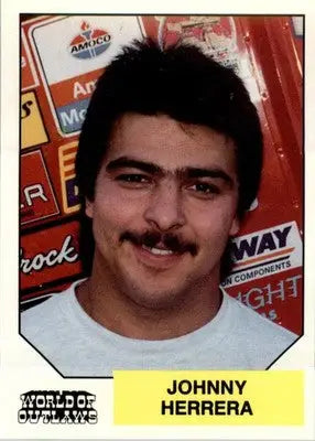 Johnny Herrera - 1989 World of Outlaws - #16 - Racing - Racing Card Single