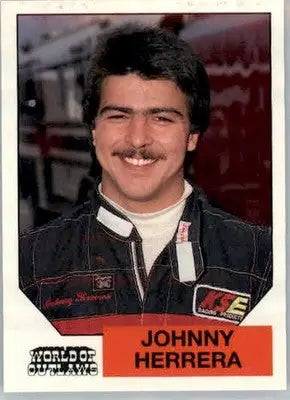 Johnny Herrera - 1990 World of Outlaws - #11 - Racing - Racing Card Single