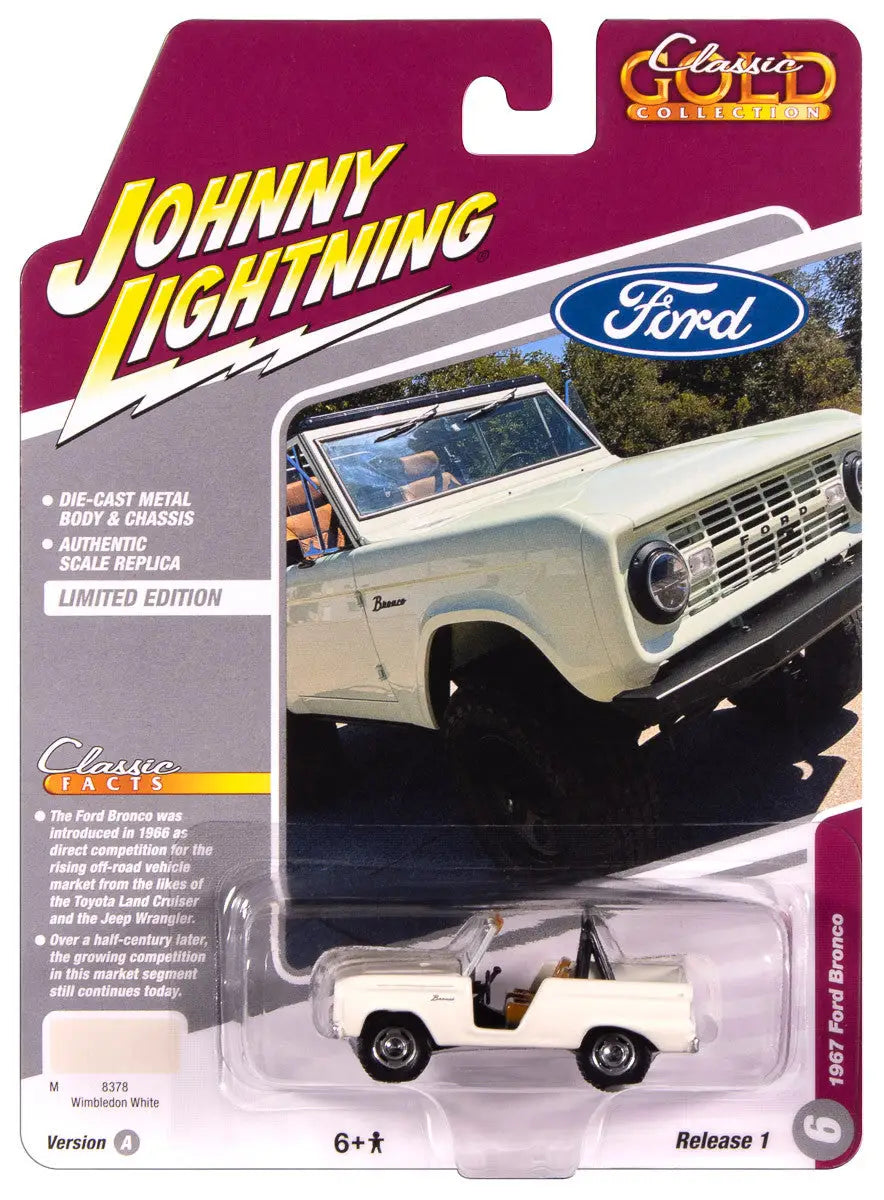 Johnny Lightning JLCG033 Classic Gold VER A 1967 Ford Bronco Glen White - Other