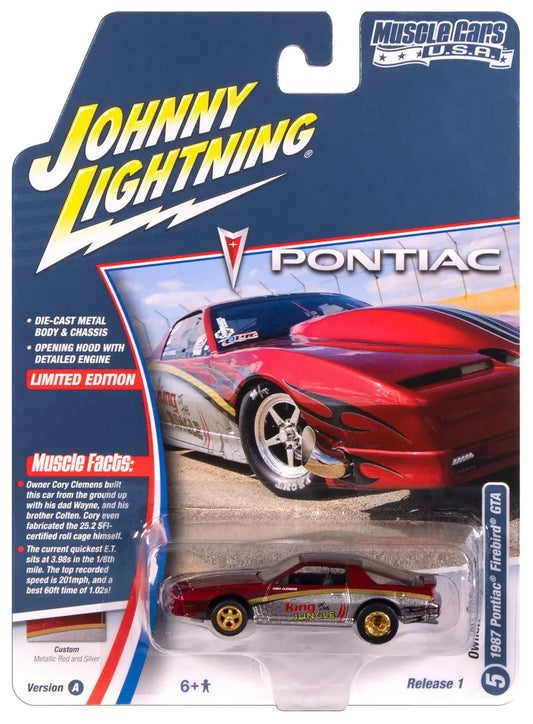 Johnny Lightning JLMC034 Muscle Car VER A 1974 Pontiac GTO Black - Collectibles