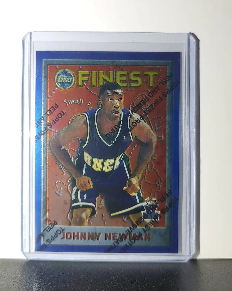 Johnny Newman 1995-96 Topps Finest NBA #249 Card Milwaukee Bucks