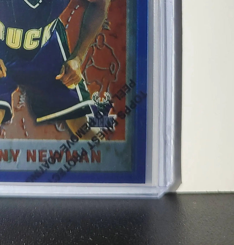 Johnny Newman 1995-96 Topps Finest NBA #249 Card Milwaukee Bucks
