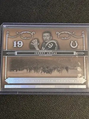 Johnny Unitas 100/125 2006 Donruss Playoff National Treasures Football Card - Football Card Single