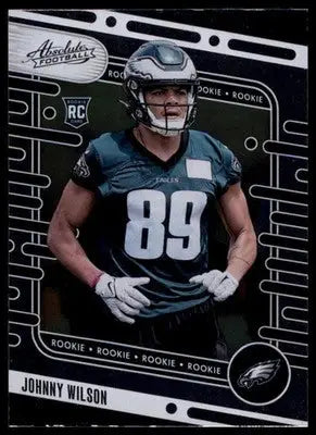 Johnny Wilson Rookie 2024 Panini Absolute Retail #196 Philadelphia Eagles Card - Football Card Single