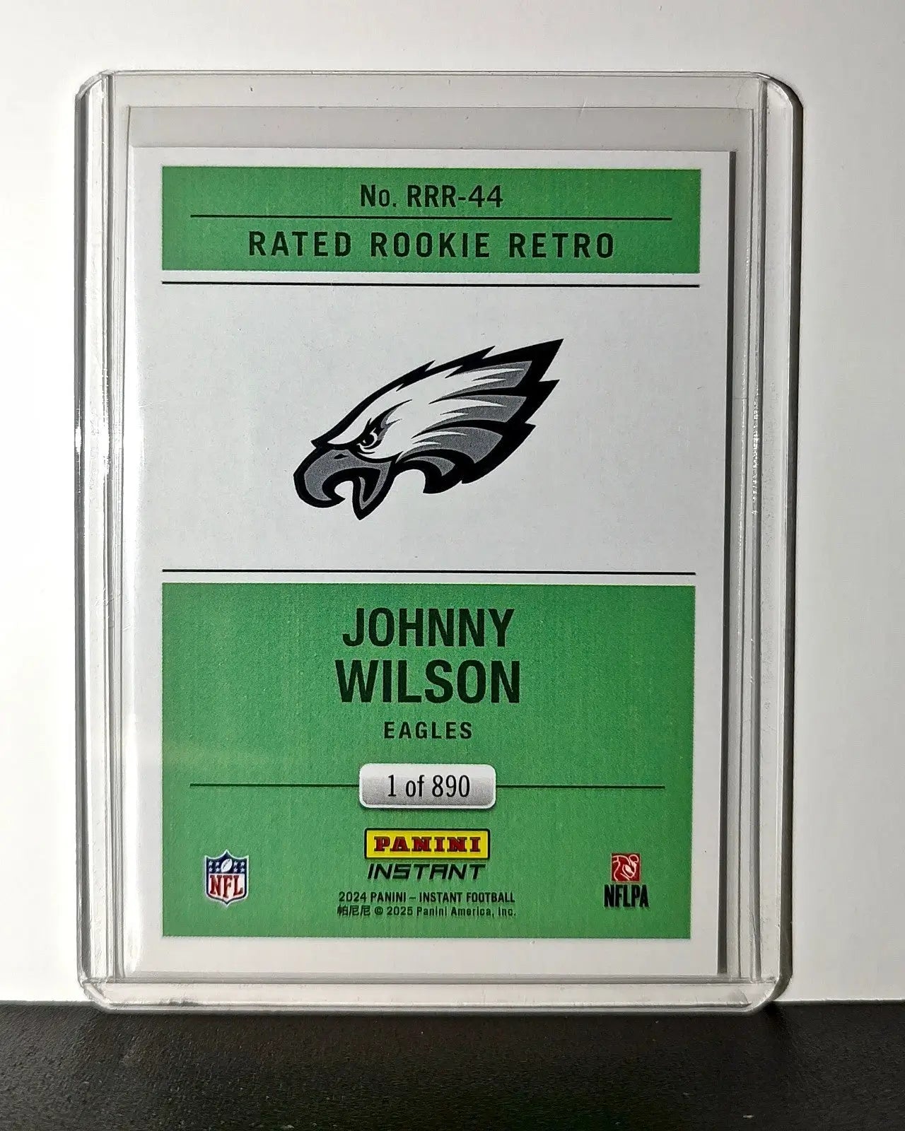 Johnny Wilson Rookie 2024 Panini Rated Rookie Retro NFL #44 Buccaneers 1 of 890