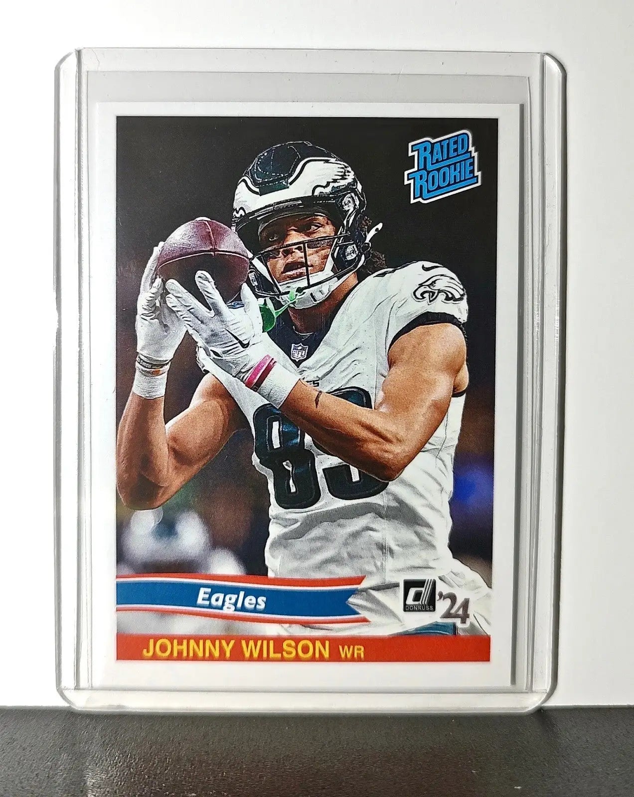 Johnny Wilson Rookie 2024 Panini Rated Rookie Retro NFL #44 Buccaneers 1 of 890 - Football Card Single