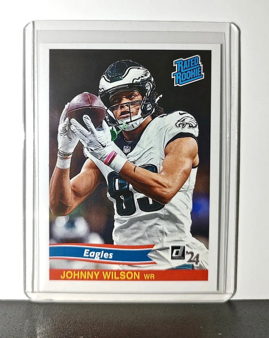 Johnny Wilson Rookie 2024 Panini Rated Rookie Retro NFL #44 Buccaneers 1 of 890 - Football Card Single